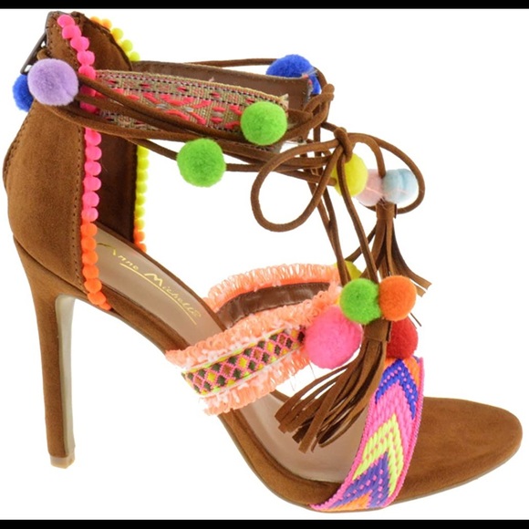 Anne Michelle Sandals Brown New In Box! - Picture 3 of 3